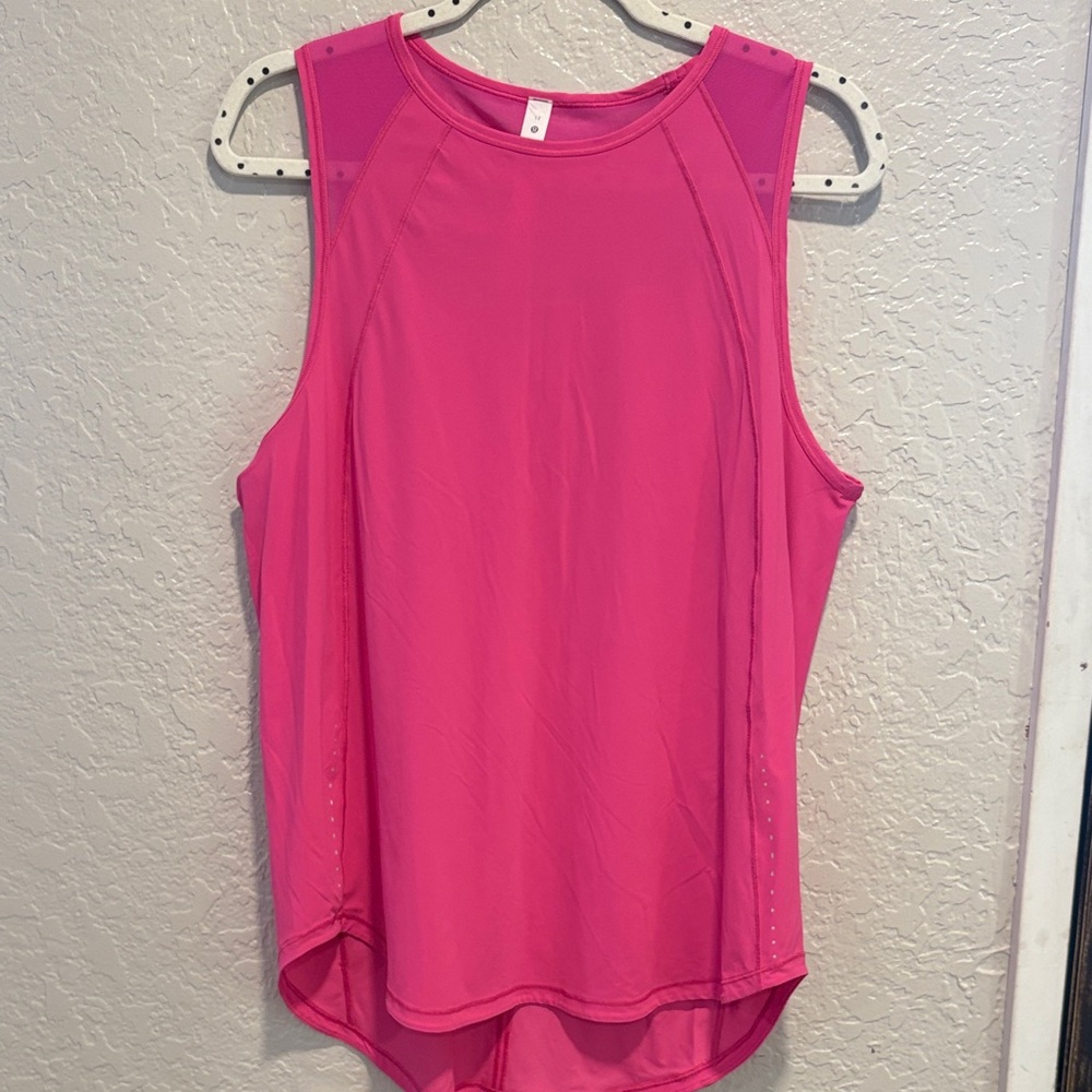 Lululemon Women's Pink sculpt Sleeveless tank Top size 12